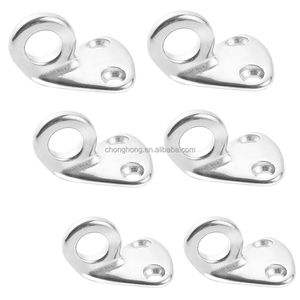 Crochet de fixation pour pare-battage de bateau à voile, crochet mural extérieur en acier inoxydable, crochet de suspension marin, crochet à œillet - Product Image 1