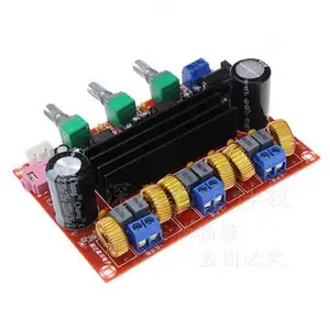 XH-M139 TPA3116D2 2 * 50W + 100W 12V-24V wide voltage 2.1 channel digital power amplifier board