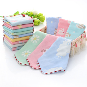 Paños de Gasa de Seis Capas Carlota, Toallas de Bebé de Algodón Puro de 25x25 cm para Bebés y Niños Pequeños - Product Image 2