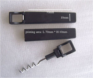Sacacorchos Portátil de Plástico con Componentes de Acero Inoxidable, Diseño Plano Novedoso, Accesorio de Bar para Hoteles, Precio Económico - Product Image 6