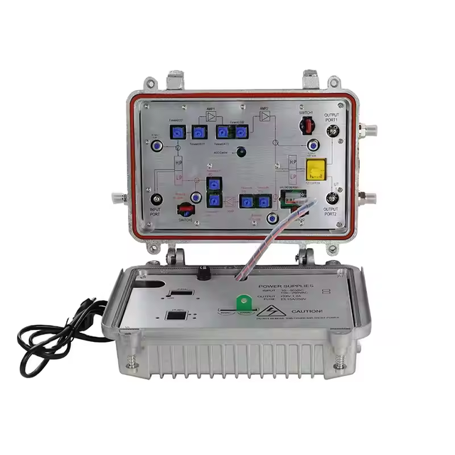 CATV Trunk Amplifier with Switch Power Supply and 65/87MHZ Reverse Path