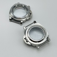 Yeni Su Geçirmez Özelleştirilmiş Saat Kasası 40mm Paslanmaz Çelik, Japon NH35/36/4R/7S Mekanizması için Koruyucu ile