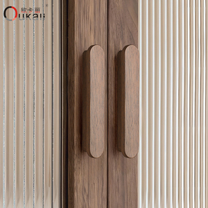 Poignées et boutons d'armoire et de tiroir en bois modernes-Installation facile et durable pour salle de bain, maison, bureau - Product Image 5