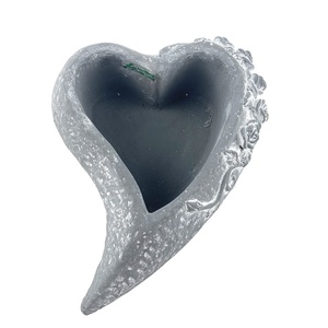 Vases en ciment en forme de cœur <span class=keywords><strong>pour</strong></span> plantes succulentes, fleurs et bonsaïs, design moderne et durable, vente en gros - Product Image 4
