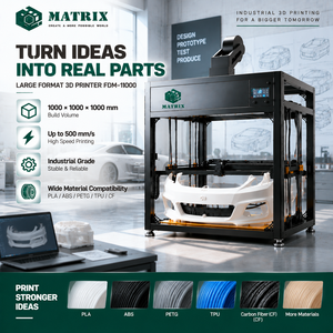 Impresora 3D Industrial FDM de Gran Formato 1000*1000*1000 para la Fabricación de Prototipos Funcionales de Gran Tamaño y Desarrollo de Productos - Product Image 1