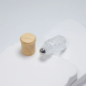 Botella de Cristal Octogonal de 3 ml con Rodillo para Aceites Esenciales, Botella con Bola de Rodillo de Piedras Preciosas - Product Image 2