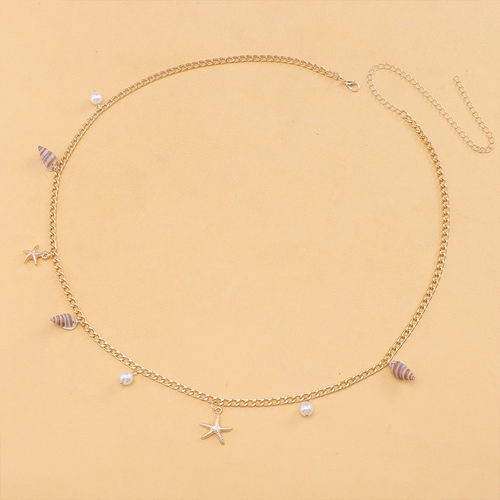 Small conch waist chain