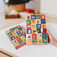 Boîtes Cadeaux Vides Surprise pour Calendrier de l'Avent Noël et Halloween, 24 Compartiments, 5 Pièces par Paquet