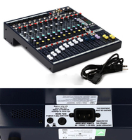 Console de Mixage DJ Professionnelle EFX8/12 USB Audio 8 Canaux Polyvalente pour Haute Performance