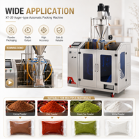 Machine d'emballage verticale automatique de haute précision pour le remplissage de poudre en sachets préformés, de 5 à 1000 g, en acier inoxydable