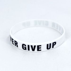 Bracelet en silicone coloré étanche, bracelet en caoutchouc, logo personnalisé, texte personnalisé, pour événements promotionnels, commande en gros - Product Image 5