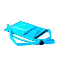 Porte-cartes de visite pour exposition Porte-passeport suspendu Portefeuille de voyage avec lanière Pochette à badge imprimée personnalisée