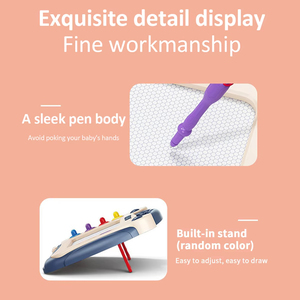 Manyetik çizim kurulu Unisex plastik çocuk Graffiti sanat erken eğitim oyuncak sihirli silgi renkli manyetik çizim kurulu - Product Image 5