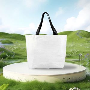 Bolsa de Compras Reutilizable de RPET, Impermeable, Gran Capacidad, al por Mayor, Laminada y Tejida - Product Image 6