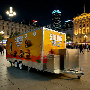 2025 Kitchen Pizza <b>BBQ</b> Fast Trailer Mobile Coffee Equipped Food Truck With DOT CE - Product Image 3