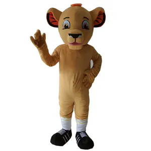 Fußball lion maskottchen kostüm/karneval kostüm/custom maskottchen