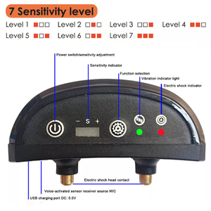 शीर्ष विक्रेता कोई बार्क शॉक कंपन कॉलर कुत्ते के लिए आवाज सक्रिय विरोधी छाल प्रशिक्षण कुत्ते कॉलर - Product Image 6