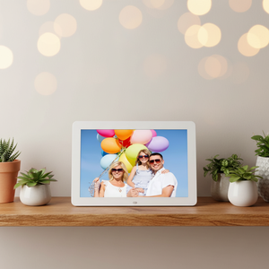 Hareket Sensörlü 12 İnç Dijital Albüm Elektrikli Resim Çerçevesi, Sanat Galerisi için Arka Plan Müziği ile - Product Image 1