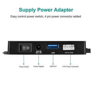 Adaptateur de câble convertisseur USB 3.0 vers SATA IDE pour disque dur HDD/SSD 3,5 et 2,5 pouces, lecteur CD/DVD ROM CD-RW 3 en 1 - Product Image 6