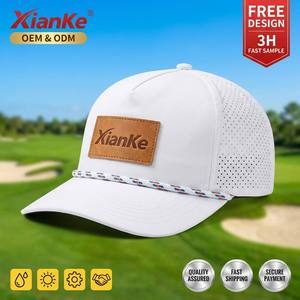 Gorra Trucker X&K Premium Performance Golf con Protección UV, Transpirable, Malla de Corte Láser, Gorra Personalizada con Cierre Ajustable para Senderismo y Pesca - Product Image 3