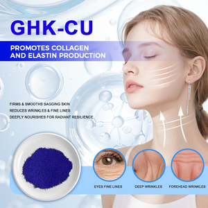 Peptídeos de Cobre <span class=keywords><strong>GHK</strong></span>-<span class=keywords><strong>CU</strong></span> em Pó para Cuidados com a Pele, 99% Puro, Cosmético Cru, em Estoque - Product Image 4