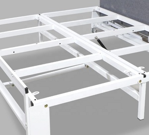 Letto a Scomparsa Moderno Portatile con Telaio in Metallo e Materasso, Arredo per Ufficio e Camera da Letto - Product Image 6
