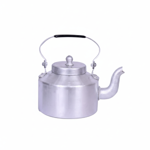 Bouilloire Classique en Aluminium Argenté de Qualité Supérieure, Non Toxique, avec Couvercle, pour Cuisinière, Maison, Bureau, Hôtel, Utilisation Polyvalente, Durable et Légère - Product Image 1