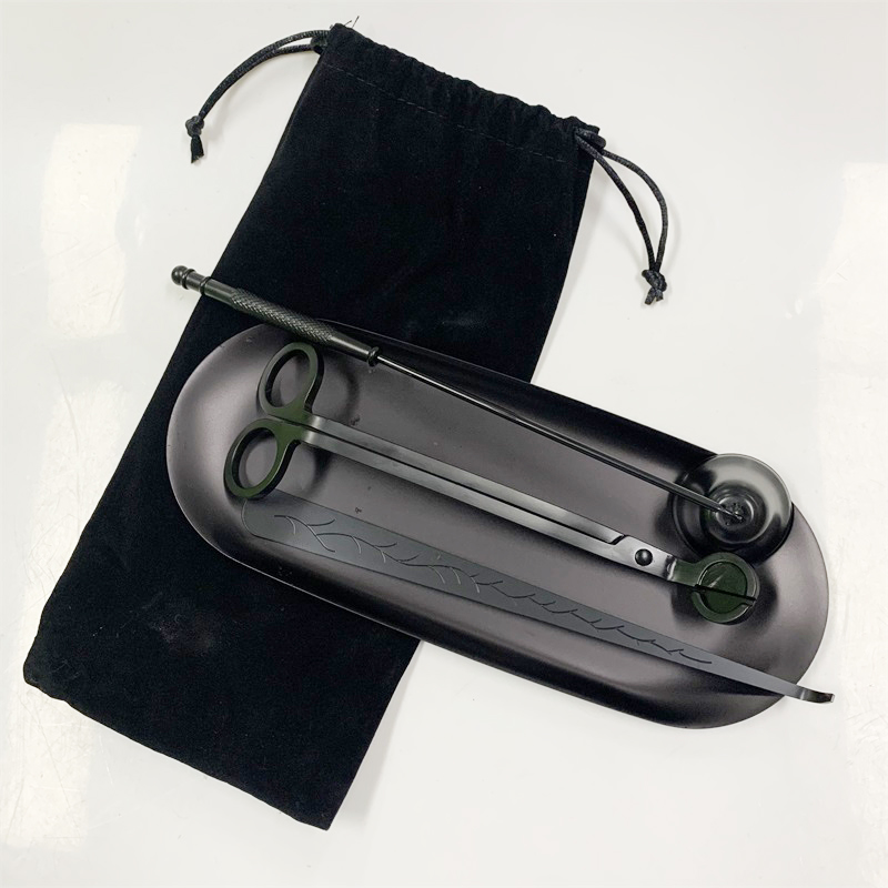 Упаковочные коробки для плавления воска, подогреватель свечи, подогреватель свечи, черная свеча, фитиль, ножницы, Vela Snuffer