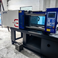 Machine de moulage par injection horizontale de plastique d'occasion de haute qualité, marque haïtienne, 120 tonnes, avec moteur première génération