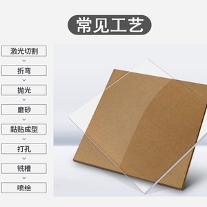 Plaques acryliques Yongshengtai, épaisseur personnalisée, transparentes, résistantes aux UV, découpe laser pour signalétique et présentoirs - Product Image 1