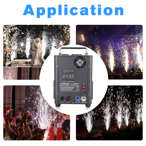 عرض رائج جهاز الألعاب النارية الباردة سباركلرز لحفلات الزفاف والدي جي ونافورة المسرح، ماكينة شرار بارد - Product Image 2