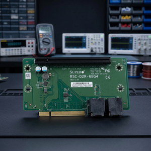 RSC-D2R-68G4 2U RHS DCO ตัวขยาย PCIe แบบเรซิส1x PCIe 4.0 x16 1x x8แบบพาสซีฟ HF ตามข้อกำหนด RoHS สำหรับเซิร์ฟเวอร์ Supermicro - Product Image 1