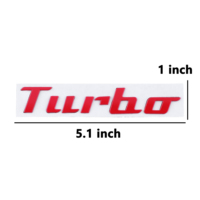 Se Aceptan Personalizaciones: Emblema Turbo, Adhesivo para Carro, Insignia para F150, Kia, Mustang, Camioneta, Motocicleta, Accesorios JDM al por Mayor