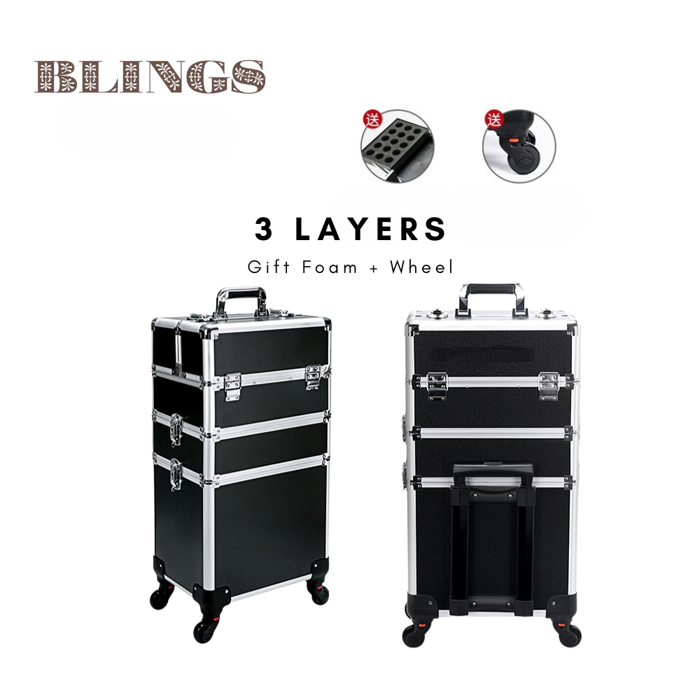 3 capas negro con plata