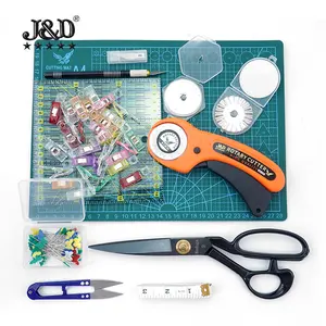 Cortador de tela herramienta de costura para ropa, tela manual, bricolaje, cuchillo de corte manual, juego combinado de cuchillo de corte