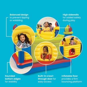 Château gonflable en PVC personnalisable, best-seller, pour enfants - Product Image 2