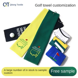 <span class=keywords><strong>Serviette</strong></span> de golf en microfibre gaufrée à séchage rapide, pliable en trois, perforée, motif ananas, <span class=keywords><strong>couleur</strong></span> unie, en suède, vente en gros - Product Image 5