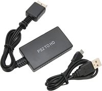 Convertidor de Audio y Video de PS2 a HD, Cable Adaptador PAL NTSC SECAM HD 1080P Macho a Hembra para Juegos de PS1/2/3, HDTV, PC