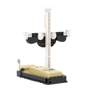 Anime Dracule Mihawk Ghost Fire Coffin Ship Luffy 1 Pieza, Sets de Construcción MOC, Bloques de Construcción de Ladrillos para Armar, Juguetes para Niños MOC1525 - Product Image 3