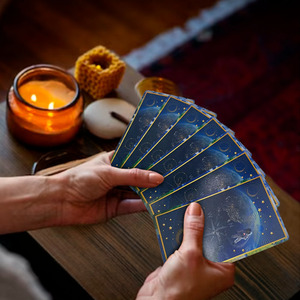 Hoàn toàn tùy biến tinh tế Vàng tỉa Tarot sàn cho bói toán - Product Image 6