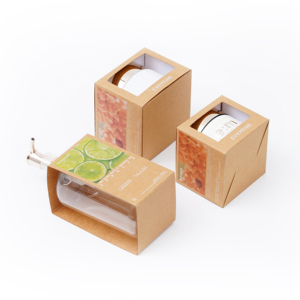 Environmental protection commodity Kraft paper color box