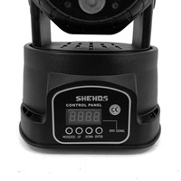 Mini projecteur LED mobile 7x12W RGBW DMX512 pour scène, événement, église, mariage, club, DJ