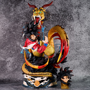 Usine Creative Cadeau D'anniversaire Statue Modèle Populaire Anime Dragon Balls Goku Artisanat Déclaration Super <span class=keywords><strong>Saiyan</strong></span> 4 Anime Figure - Product Image 1
