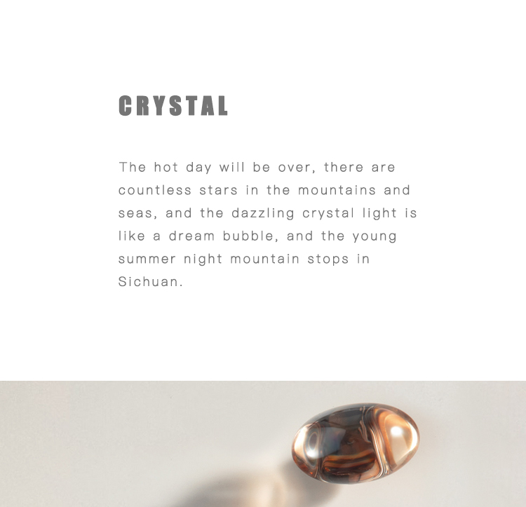 EADER Advanced transparent shiny brass crystal drawer wardrobe handle single hole simple cabinet dresser small handle
