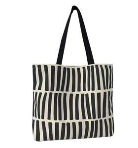 Bolsa de algodón impresa, bolsa de mano de algodón con logo, bolsa de compras de lona de algodón de gran capacidad - Product Image 3