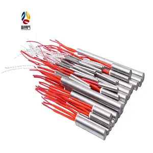 Customized 220v 800w 1000w industrial stainless steel electric resistance heating element 12" insertion cartridge heater