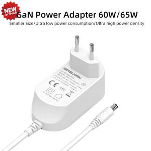 Адаптер питания, 24 В, 2,5 А, 12 В, GaN <span class=keywords><strong>dc</strong></span> jack, 15 В, 3 А, 12 В, 5 А, 65 Вт, 60 Вт - Product Image 2