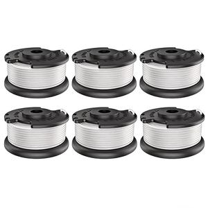 Lot de 6 bobines de rechange pour tondeuse TLE-03, ligne en nylon 1,6 mm/16FT, couvercle TLE-03-1 pour Enhill GE-CT 18/28 Li et GE-CT 18/28 Li TC - Product Image 1