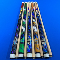 Queues de billard personnalisées, queues de billard professionnelles, accessoires de table de billard, acier inoxydable, chêne, vente en gros d'usine, 13 mm