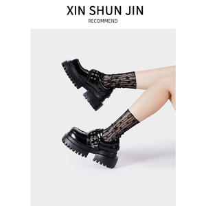 Nouvelle Sandale Plateforme Tendance 2026 Style Rétro Britannique – Noire, Facile à Enfiler, Respirante, Amortissante et Antidérapante pour l'Été en Extérieur - Product Image 4